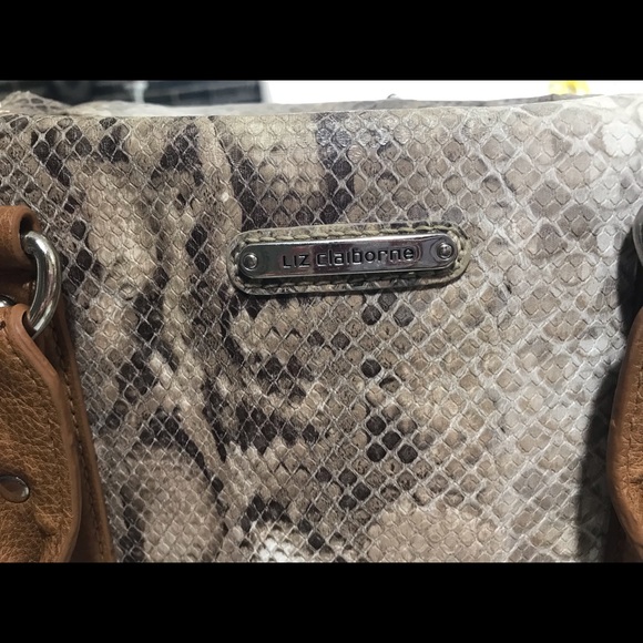 Liz Claiborne Snakeskin Purse - Picture 2 of 4